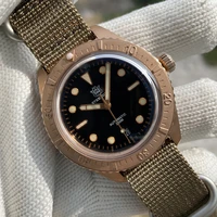 steeldive bronze dive watch sd1965s super luminous waterproof 200m retro mens mechanical wristwatch bubble mirror free shipping
