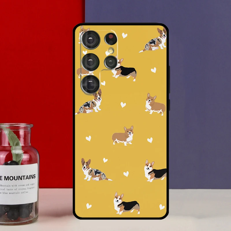 Чехол с изображением вельш-шиба-корги Dog для Samsung Galaxy S25 Ultra S9 S10 S20 S22 Plus S21 FE S23 S24