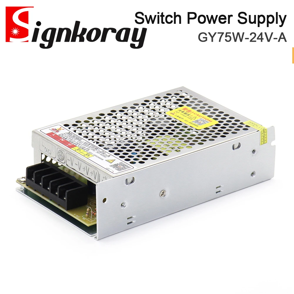 SignkoRay 75 Вт импульсный источник питания 24 В 10 А для лазерной машины