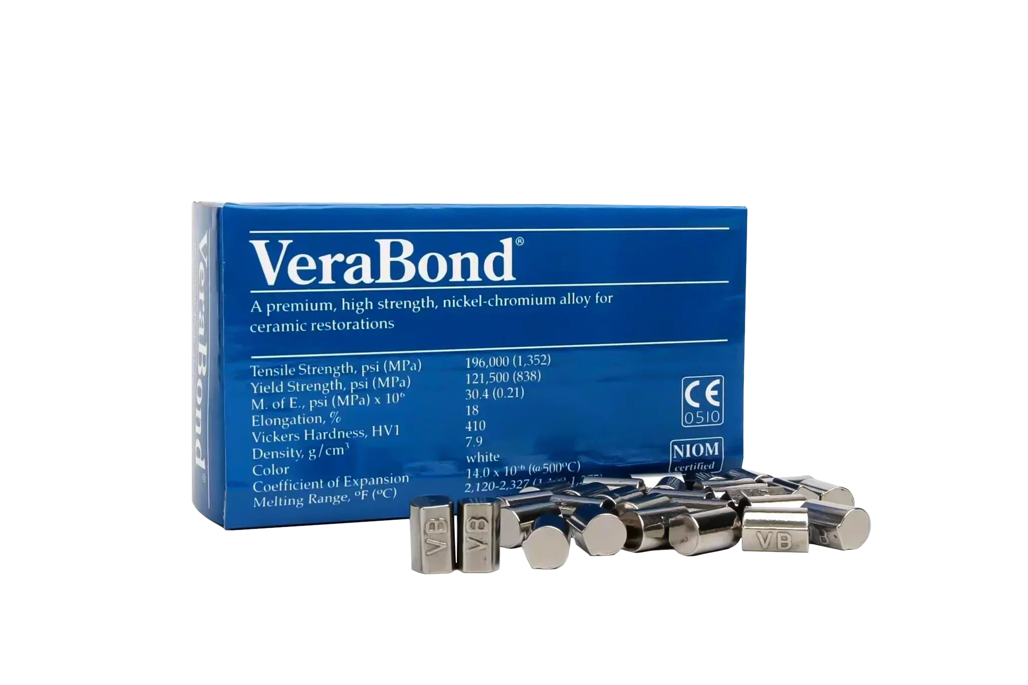 Внутренняя Корона Verabond Металл Никель Хром VB Запеченный фарфоровый стальной