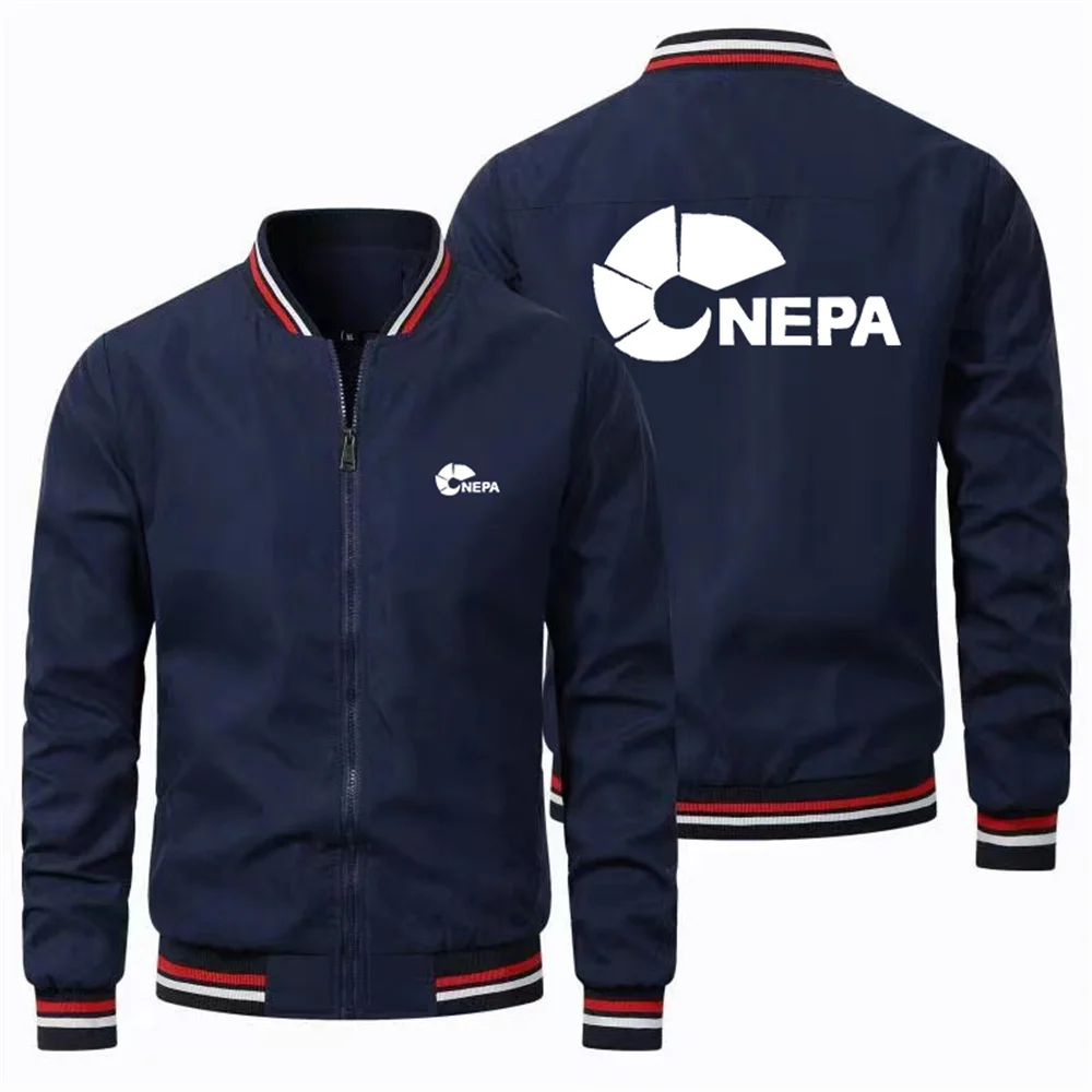 

Новый европейский и американский бренд Nepa, мужской деловой Повседневный кардиган на молнии, куртка на весну и осень, Высококачественная Мужская куртка