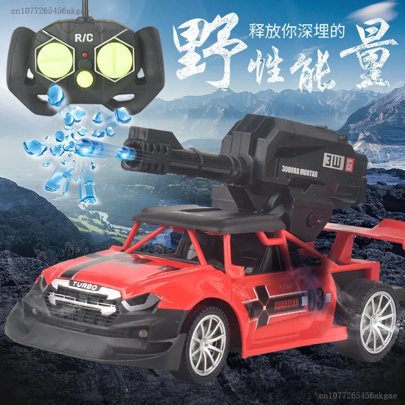 

Rc Car Large 2.4g 4wd Tank Gel Blasters Gun Shoot Competitive Remote Control Off-road Climbing Drift Vehica Racing Car Toy Gift