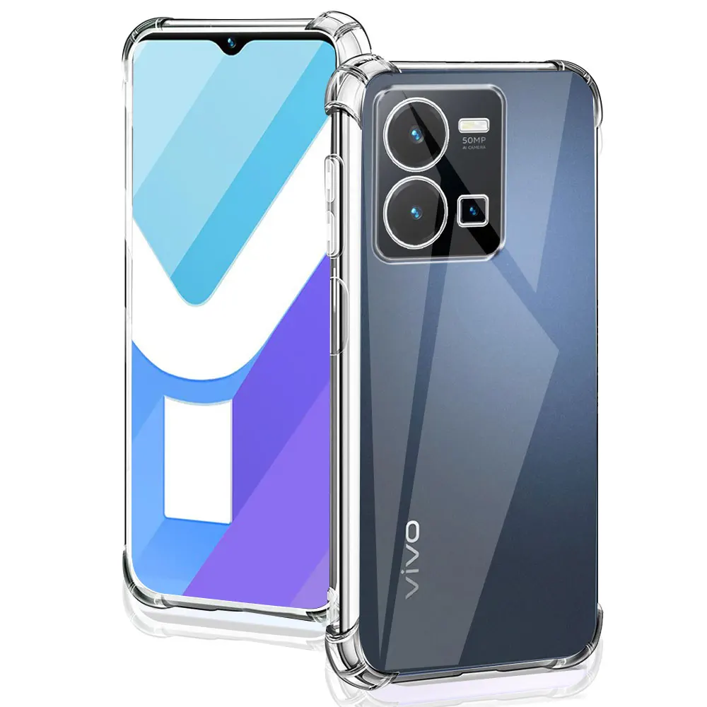 ДЛЯ Vivo Y35 2022 чехол силиконовый мягкий прозрачный противоударный защитный для + Plus