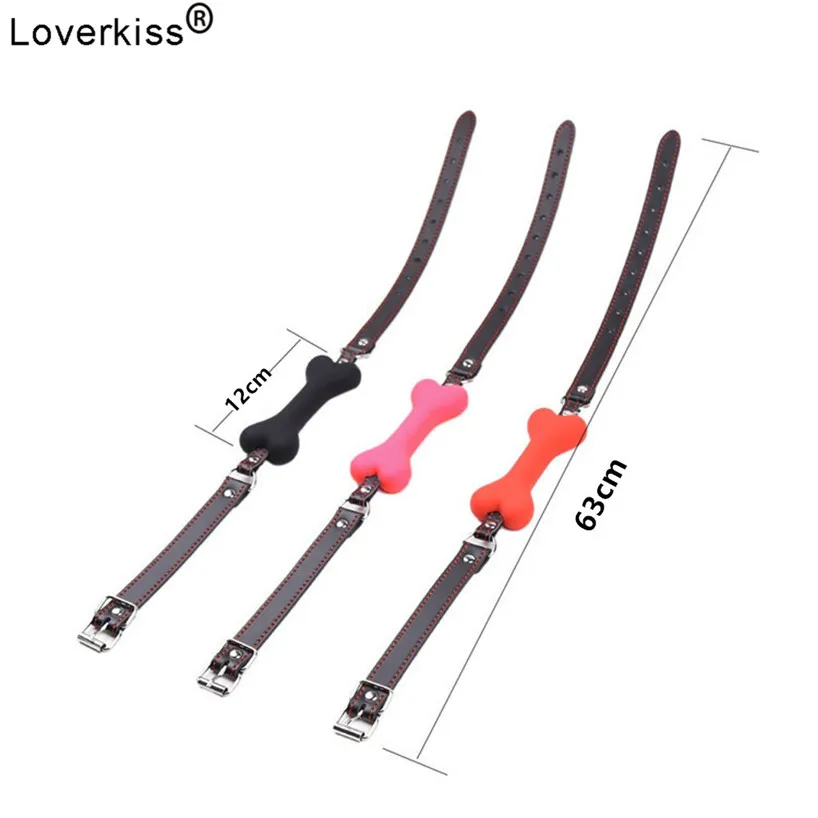 Funny Dog Slave Adult Games Bite Silicone Bone Open Mouth Gag Ball Sex Toys Bdsm Bondage Restaints Erotic Products Ring | Красота и