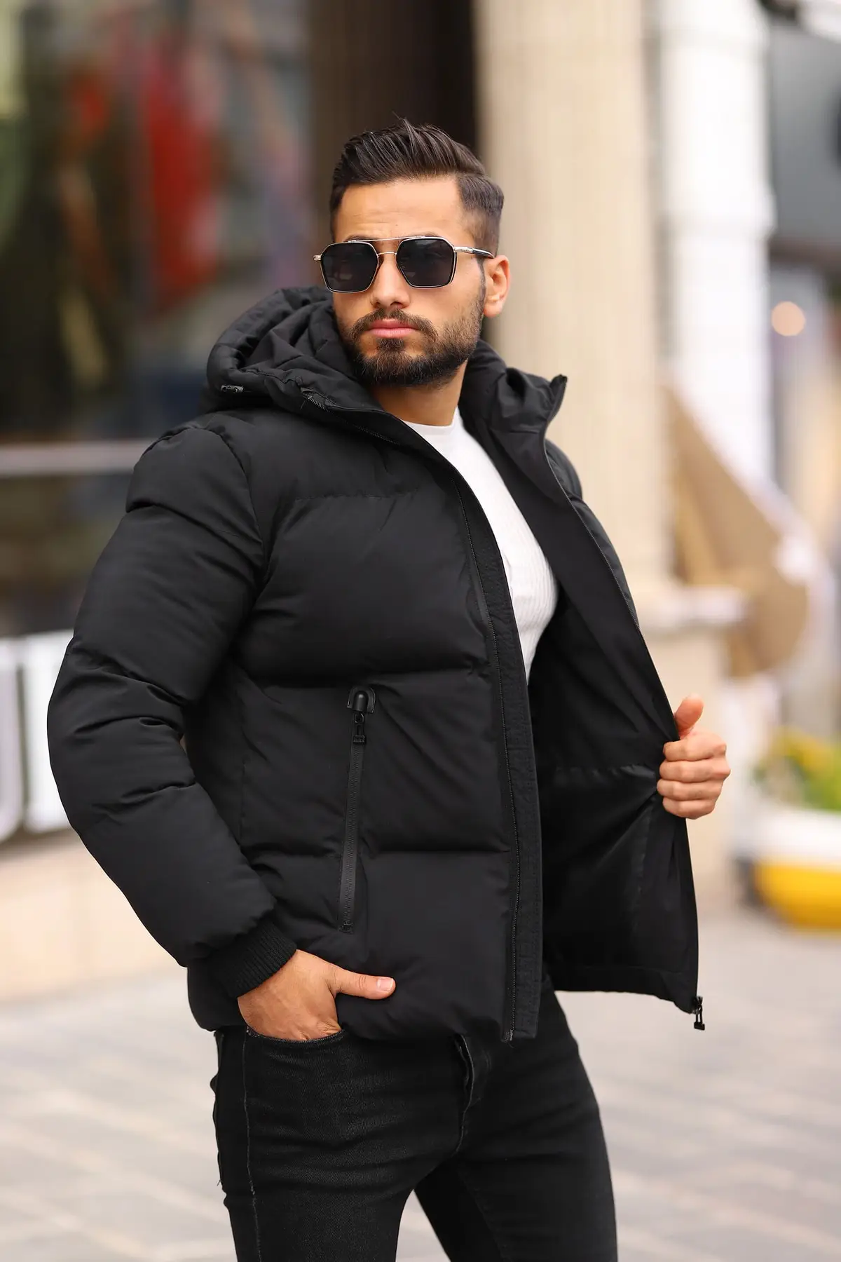 New Season Will Hooded Windproof Men's Coat Winter