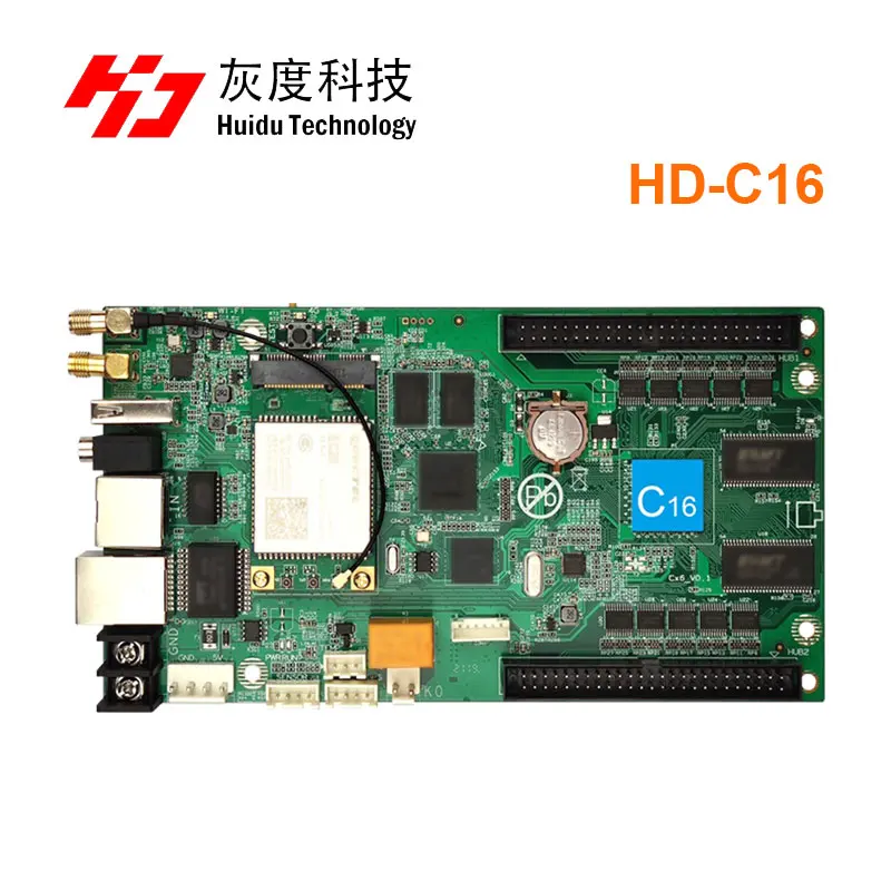 

Huidu HD C16 HD C16C беспроводная Wi-Fi светодиодная карта контроллера дисплея