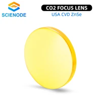 USA CVD ZnSe CO2 Laser Focus Lens Dia 19 05 20mm 38 1 50 8 63 5 76 2 101 6 127mm for Laser Engraving Cutting Machine
