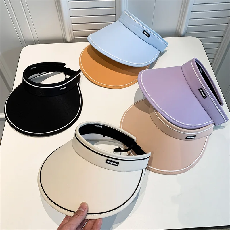 

Summer Women Breathable Sun Hats Travel Sunshade Trendy Outdoor Beach Tour Visor Baseball Cap