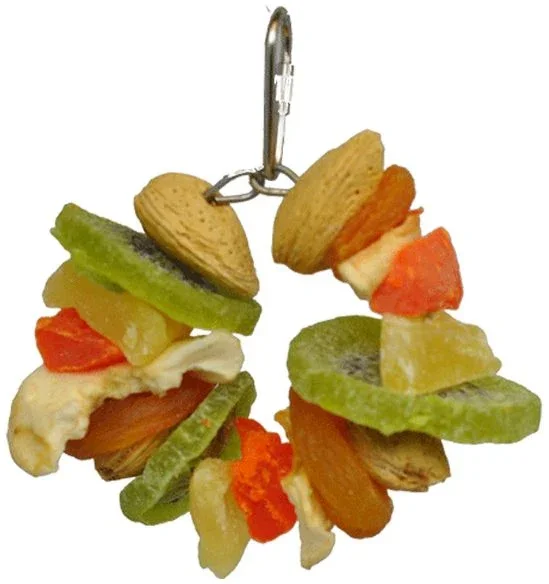 

AE Cage Company Happy Beaks Deluxe Fruit and Nut Ring Jr Tropical Delight 1 count