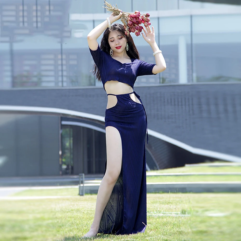 Женская одежда для танца живота тренировок с юбкой выступлений команды