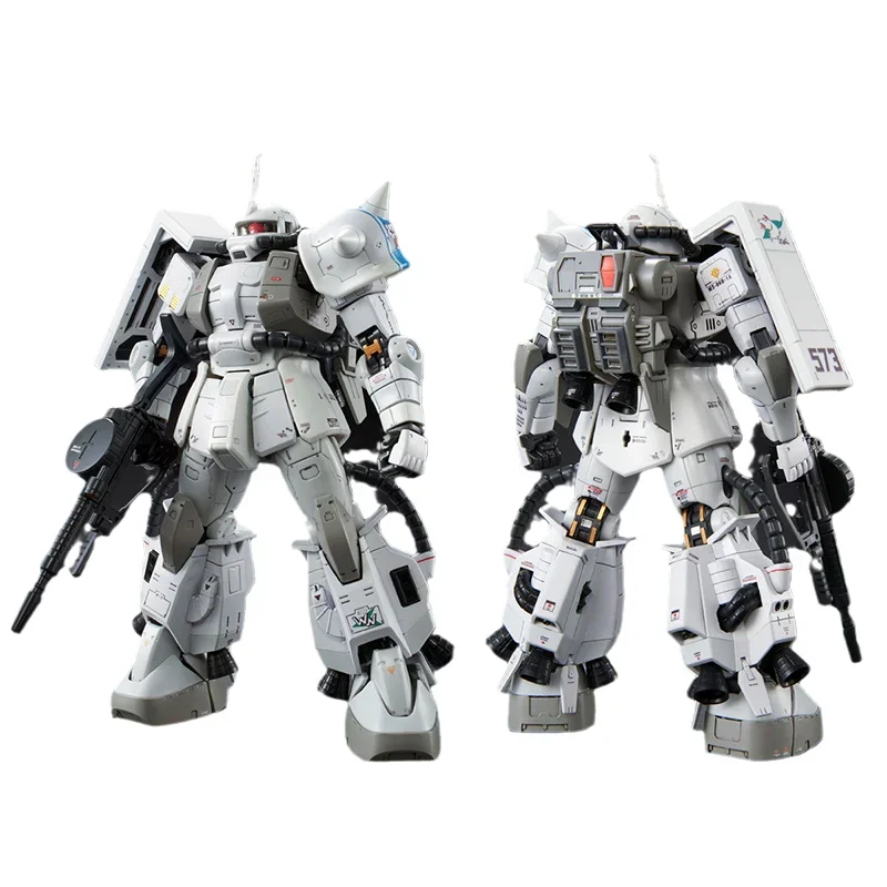 Bandai оригинальная аниме-модель GUNDAM RG 1/144 MS-06R-1A SHIN MATSUNAGA'S ZAKUII экшн-фигурка в сборе