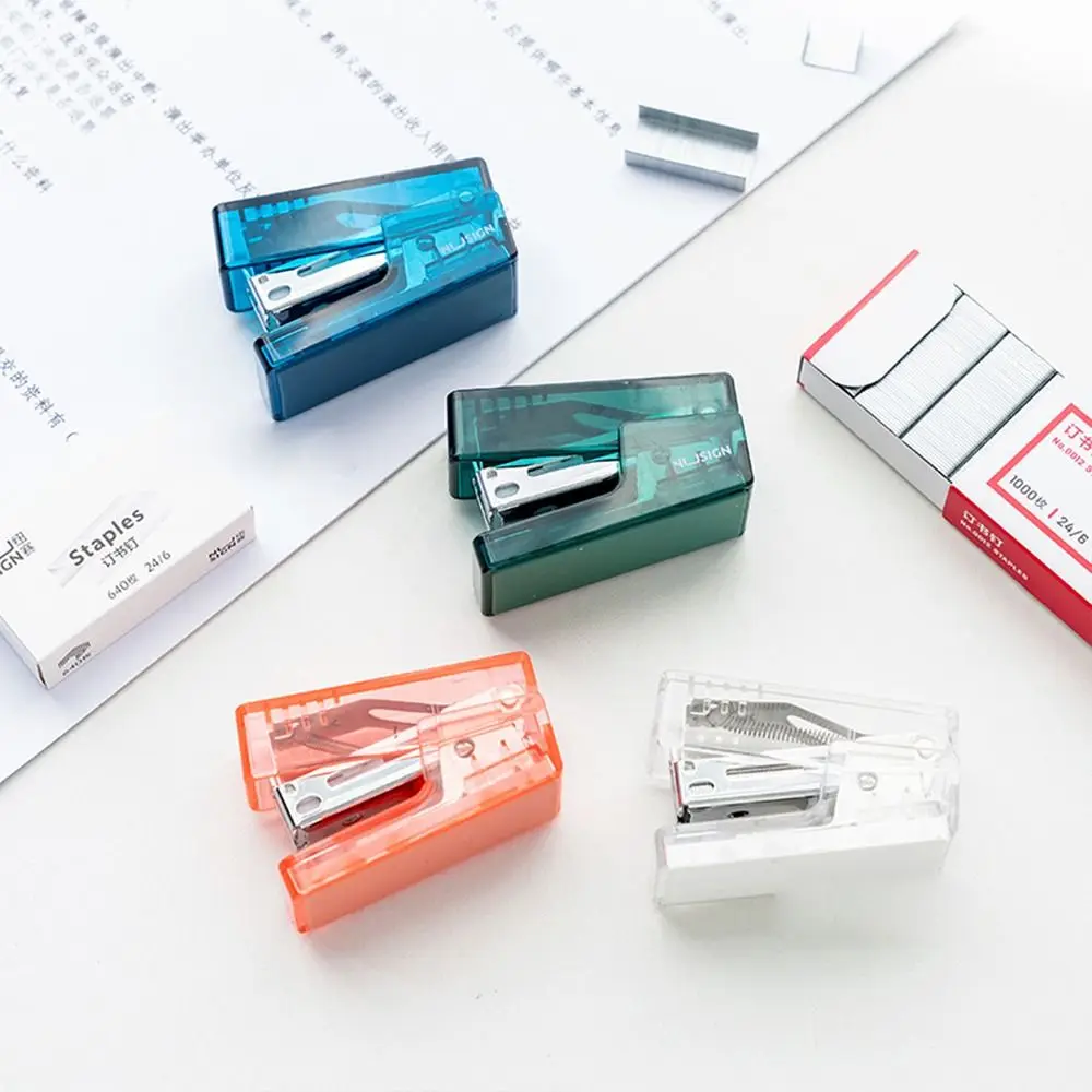 

Staplers Paper Binding Stationery Office Accessories Office Binding Tools Paper Binder Set Mini Stapler School Supplies