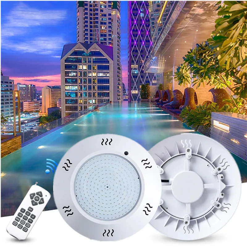 Pool Light Led Underwater Lights Wall Lights Fountain Light IP68 Waterproof Outdoor Lighing Resin Grouting 12V Rgb Changing