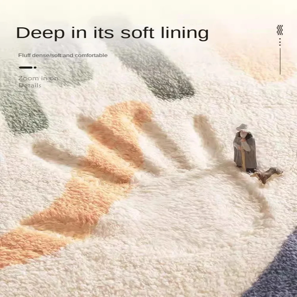 Минималистичный Ковер VIKAMA С Имитацией Кашемира - Современный Простой Журнальный