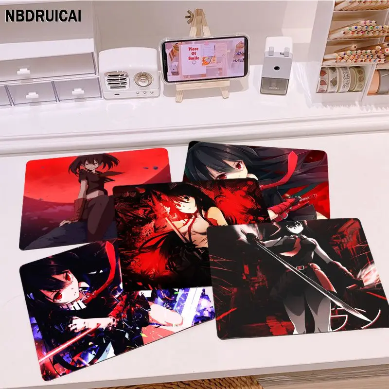 

Amine Akame Ga Kill Animation Cartoon Anime Gaming Mouse Pad Keyboard Mouse Mats Smooth Company For PC Gamer Mousemat
