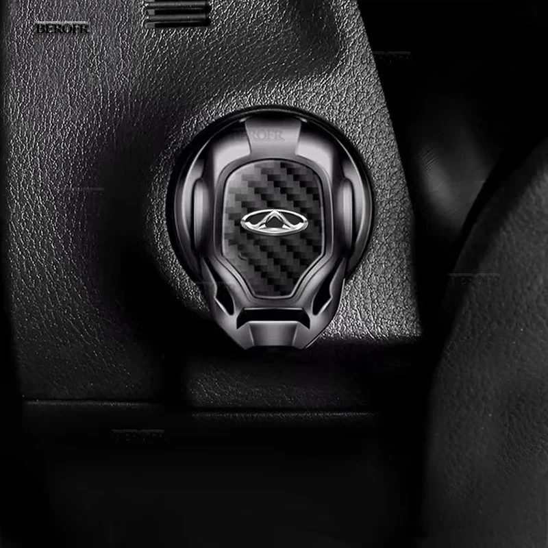 

1 шт. автомобильные кнопки запуска, защитный чехол, украшение для Chery Tiggo 8 Pro Tiggo 7 Tiggo 4 Pro Omoda 5, автомобильные аксессуары