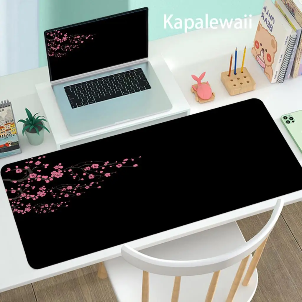 

Large 900x400mm Xxl Keycadets Deskmat Flower Mouse Pad Anime Carpet Mousepad Gaming Accessories Deskpad Capter Desk Play Mats
