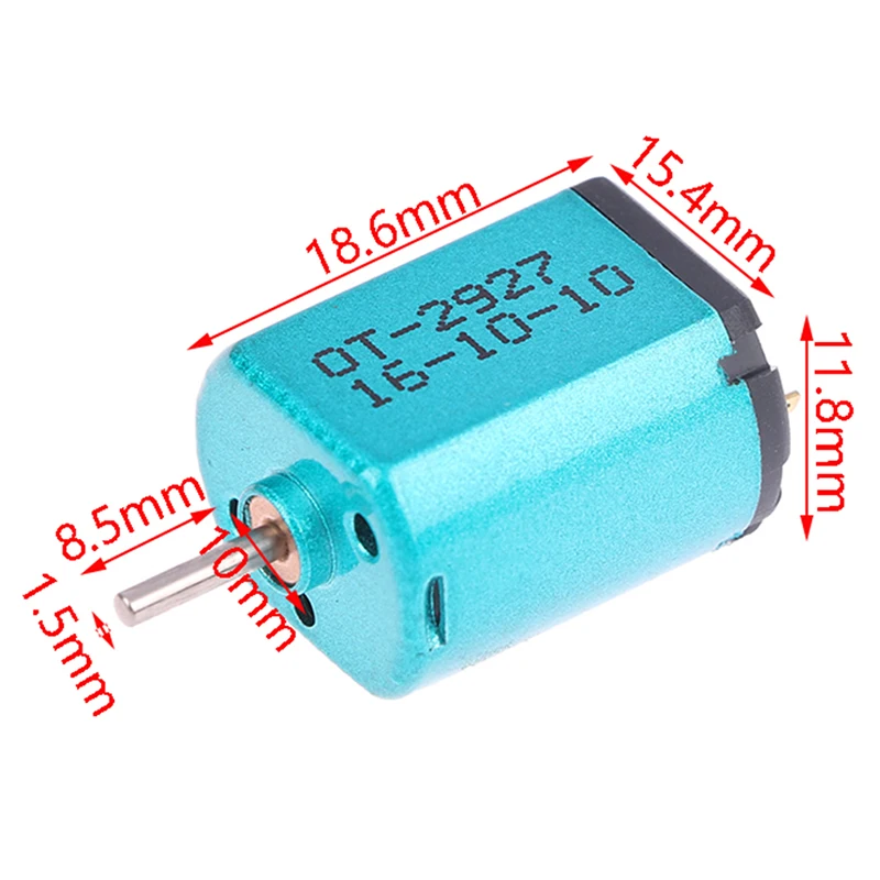 1pc DC 1.5V-3.7V 52000RPM Micro Electric 030 Motor 030-2927 Mute Mini Engine For Electronic Lock 4WD Car Boat Hobby Toys images - 6