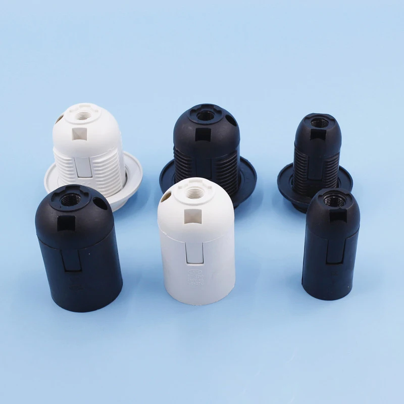 Пластиковый держатель лампы E27 винтовое основание устойчивое к высоким