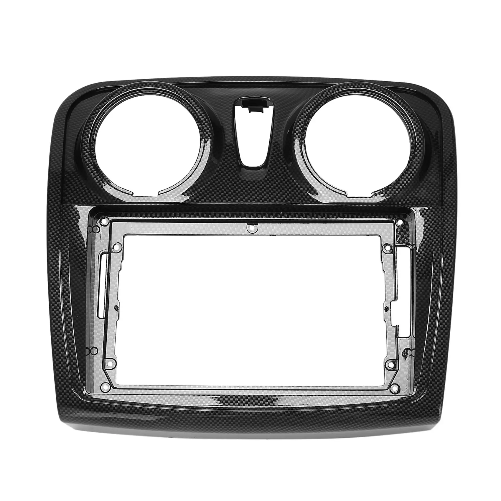 

Автомобильная радиоустановка из углеродного волокна для Renault Sandero/SYMBOL 14-17, DVD, аксессуары для аудиосистемы, комплект для приборной панели A