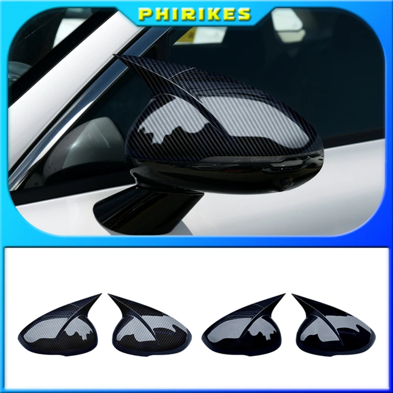 

Для KIA K5 Optima 2020 2021 кузов автомобиля Боковая дверь зеркало заднего вида Обложка Наклейка отделка автомобильный Стайлинг ABS углеродная печать автозапчасти