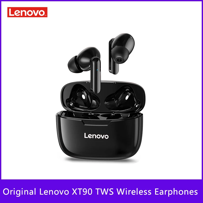 

Lenovo XT90 TWS Wireless Earphone Bluetooth 5.0 Headset Touch Button IPX5 Waterproof Mini True Earbuds Sport Handsfree Headphone