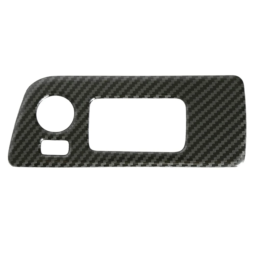 

Headlight Switch Cover Trim for Chevrolet Corvette C7 2014 2015 2016 2017 2018 2019 Accessories ABS Carbon Fiber