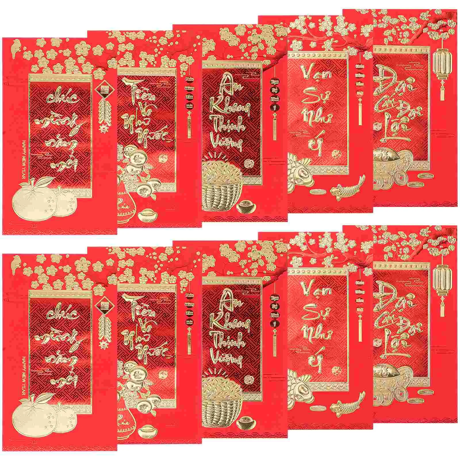 

Красные конверты, конверты для денег и года, кролик, новые китайские пакеты Lucky Bao Hong, пакет для весеннего фестиваля, карманы для подарка, нали...