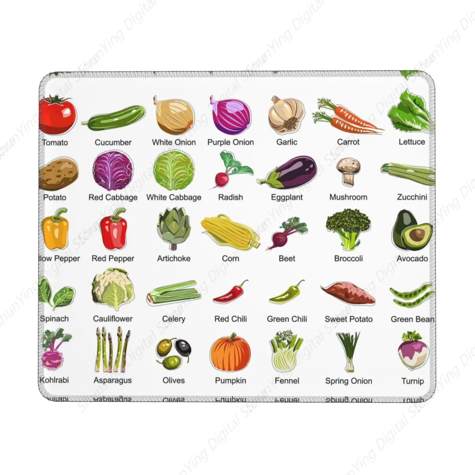 Различные резиновые противоскользящие коврики для мыши с растительным принтом и