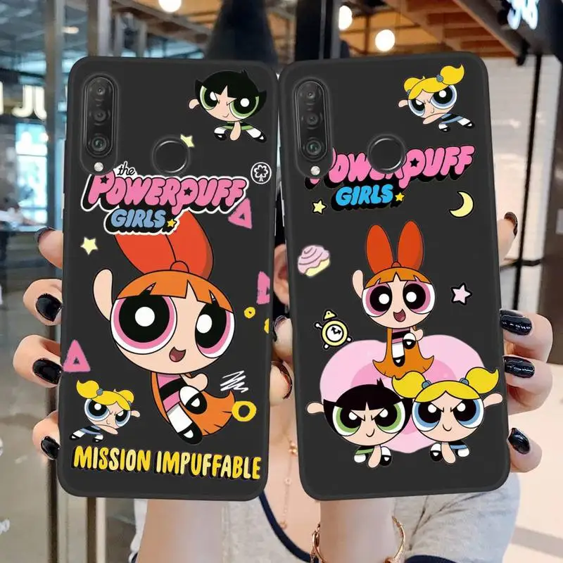 

Cartoon Cute The Powerpuff Girls Phone Case For Huawei P20 P30 P40 P50 Lite E P Mate 50 40 30 20 Pro