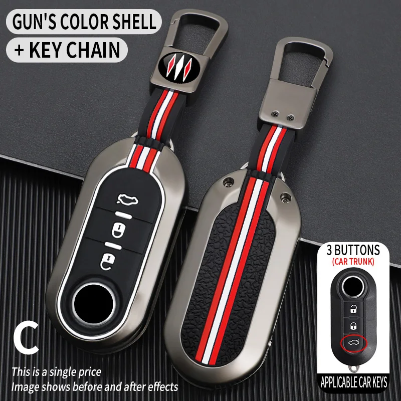 

Чехол для автомобильного ключа для Fiat Ducato 500 500L Panda Grande Punto Lancia Musa Bravo Stilo for Citroen Jumper for Peugeot Boxer