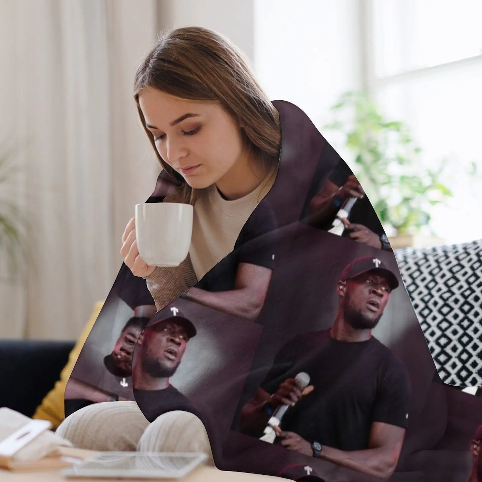 Oll Stormzy Music ivv4 Tour 2020 плед модные диваны винтажные одеяла