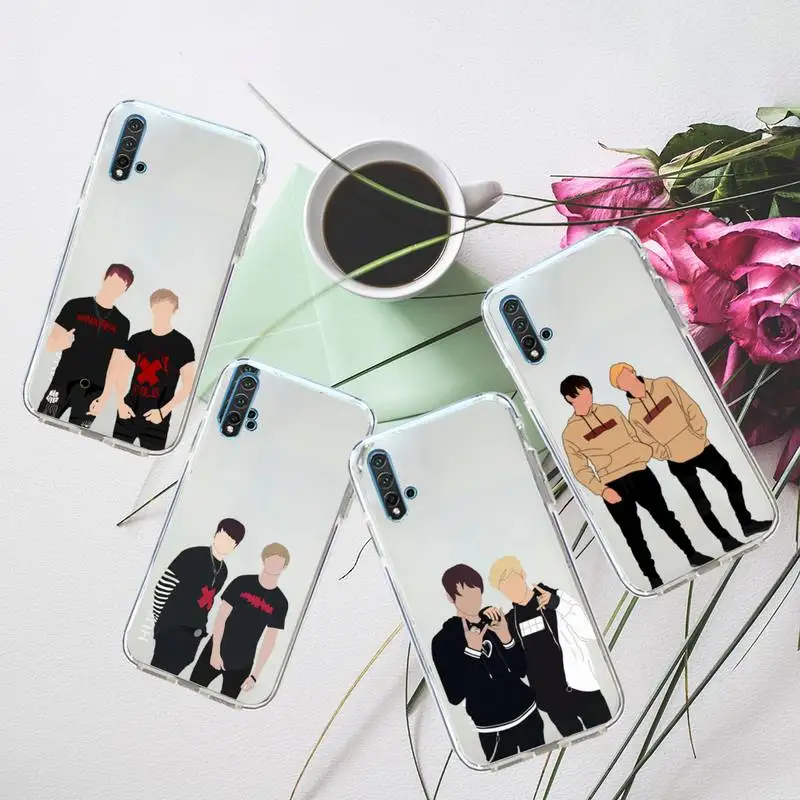 

XPLR sam and colby Phone Case Transparent for Huawei honor P mate Y 20 30 40 10 8 5 6 7 9 i x c pro lite prime smart
