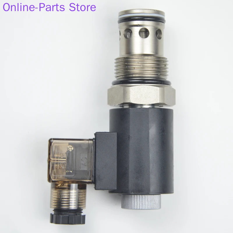 Двухпозиционный электромагнитный предохранительный клапан с двумя нормально