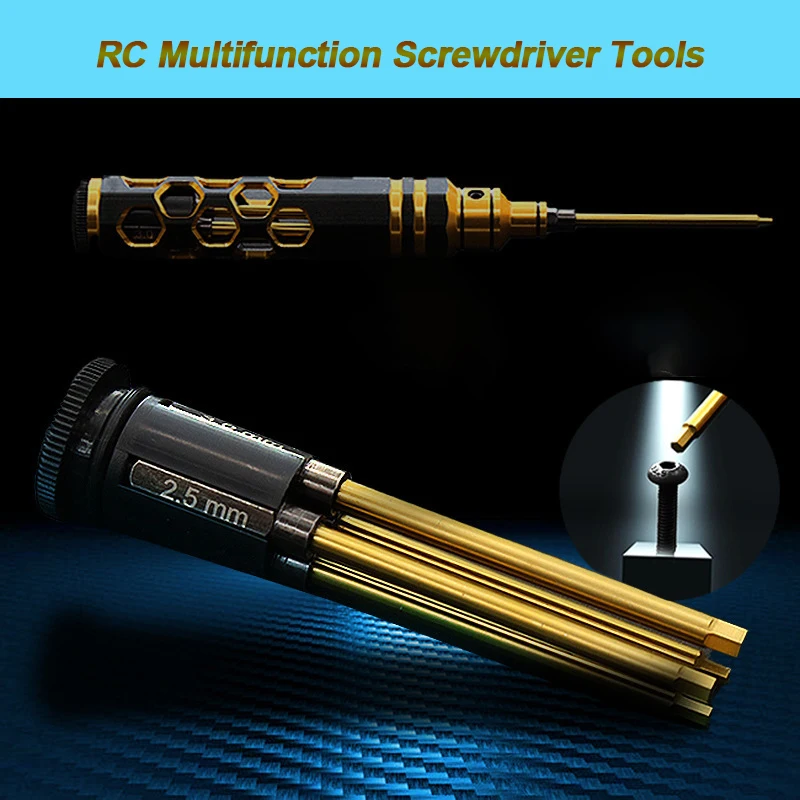 

4-in-1 hex screwdriver repair tool R48 is suitable for car model aircraft model general modified parts tool