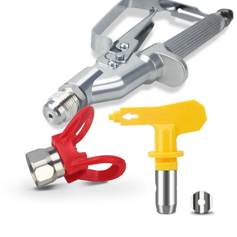 Безвоздушный распылитель краски 517 насадка одна линия прямой полюс поворотный