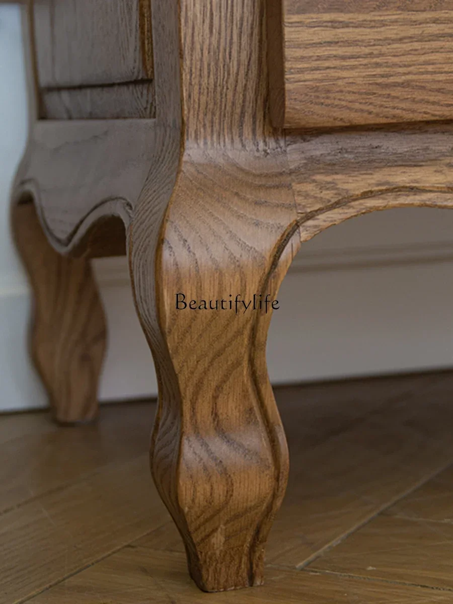 Дубовый комод в европейском стиле многофункциональный шкаф для хранения мебели