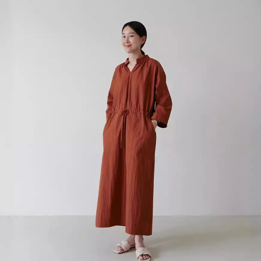 В наличии новинка лета 2024 простое однотонное корейское платье с регулируемой