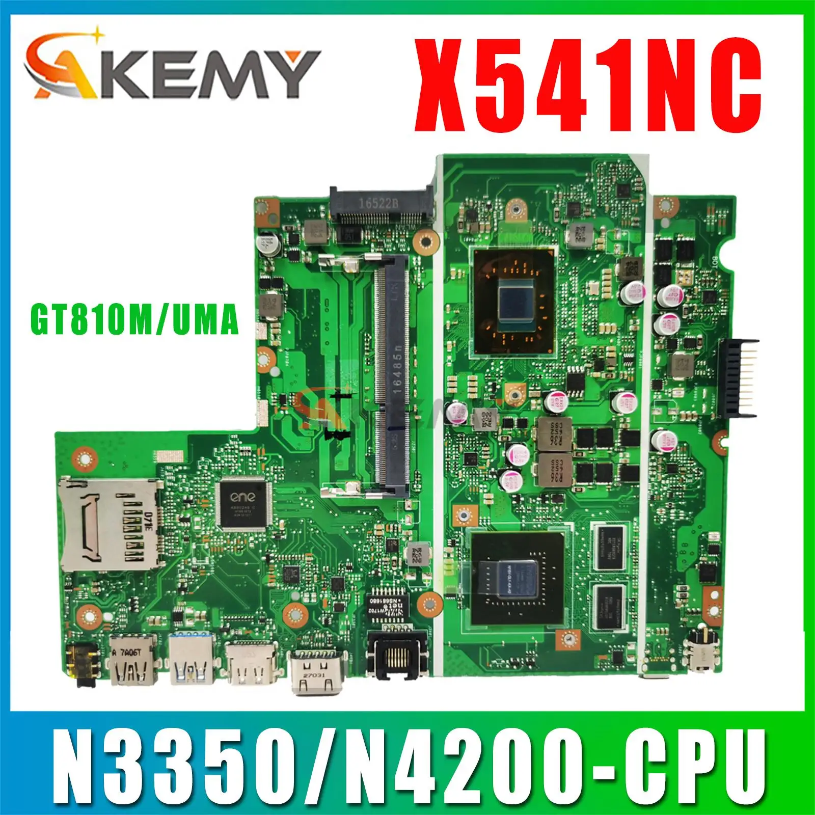 Тест материнской платы ноутбука X541N N3350/N4200-CPU GT810M/UMA X541NA X541NC A541N R541N F541N A541NC