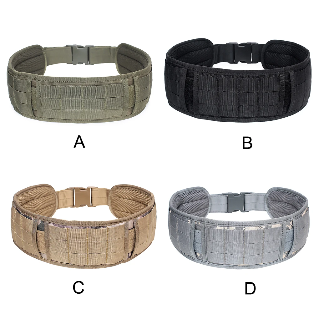 

Waist Band Adjustable Hunting Waist Belt Portable Buckle Girdle for Outdoor Activity Green