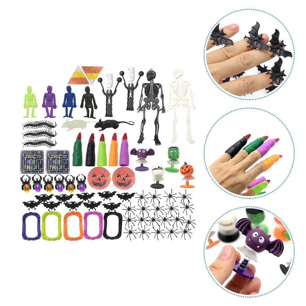 

Toytreat Spider Fillers Bag Rings Prizes Tricky Party Witch Trick Orchildren Small Kids Bags Function Prank Fingers Multi