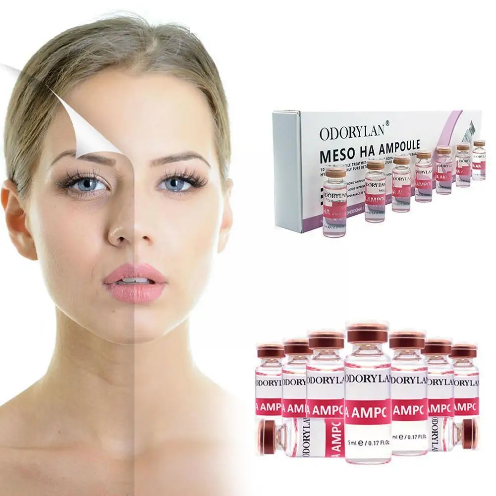 

Сыворотка с гиалуроновой кислотой для лица, 10 шт., средство для ухода за кожей, эссенция против старения гиалуроновой кислоты W9U4