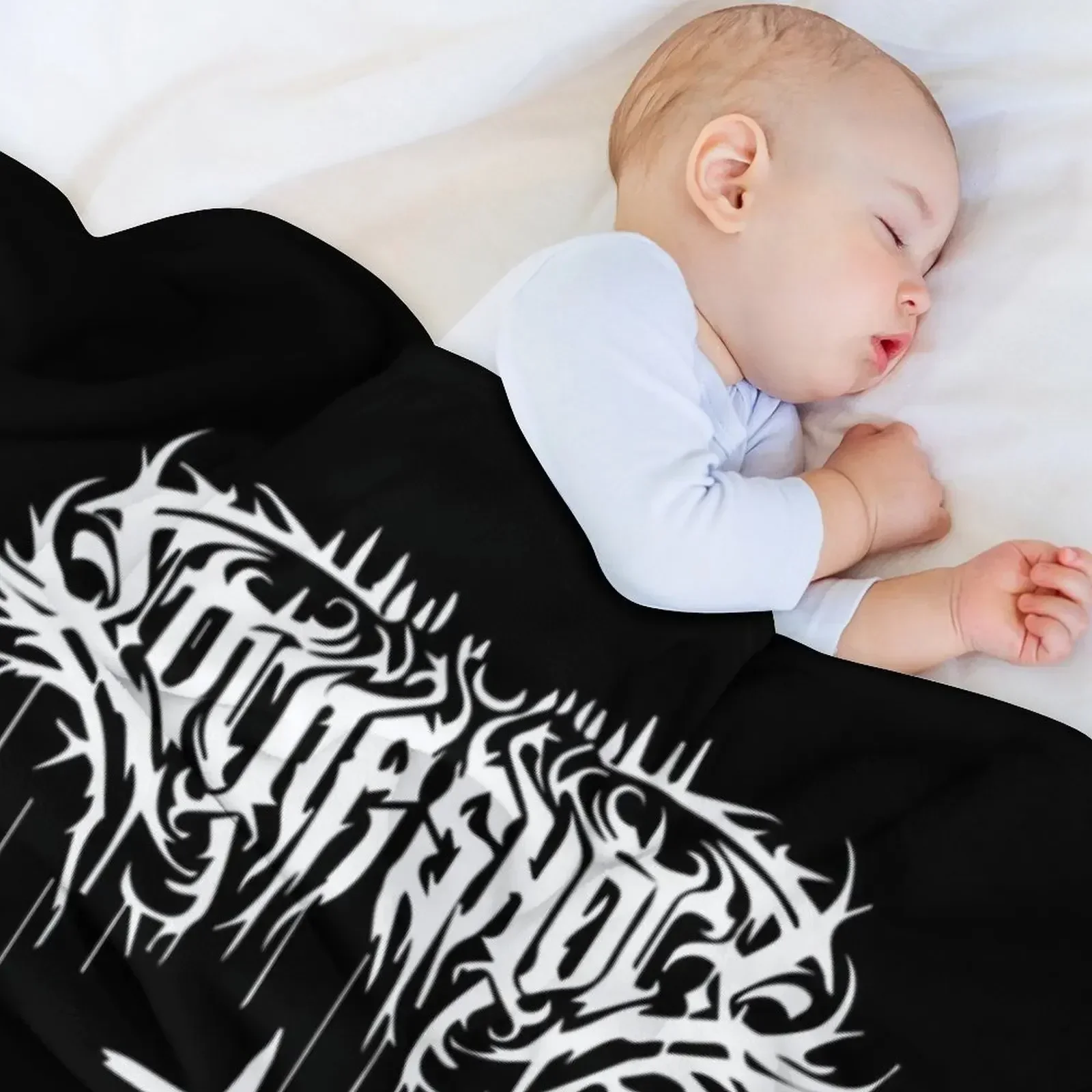 Логотип Lorna Shore Merch - бессмертный логотип одеяло гигантский диван полярные одеяла
