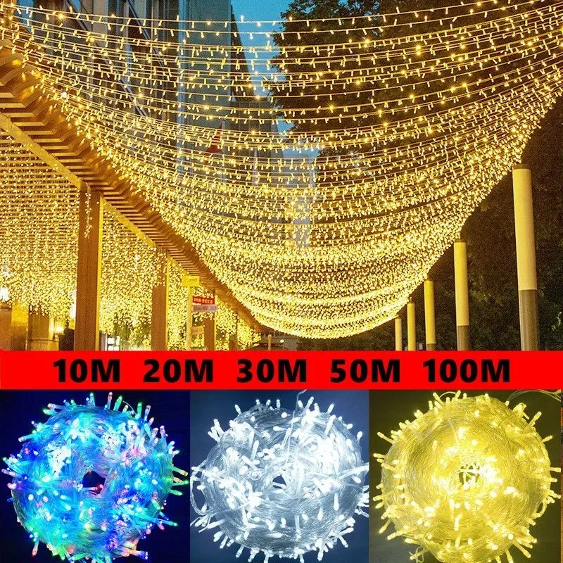 

СВЕТОДИОДНАЯ Гирлянда 100 м, 50 м, 30 м, 20 м, 10 м