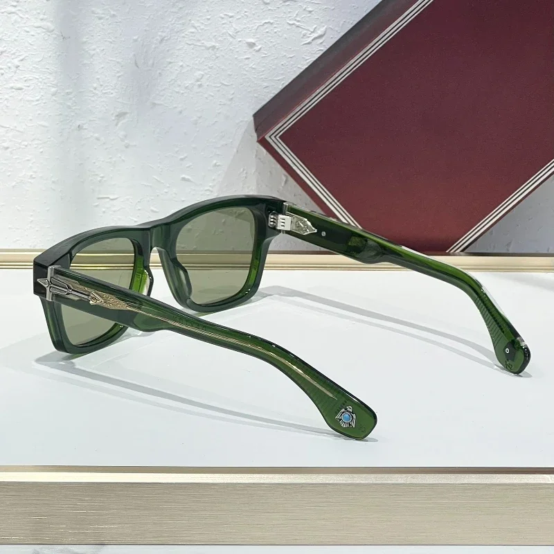 Толстые ацетатные солнцезащитные очки для мужчин и женщин высокое качество