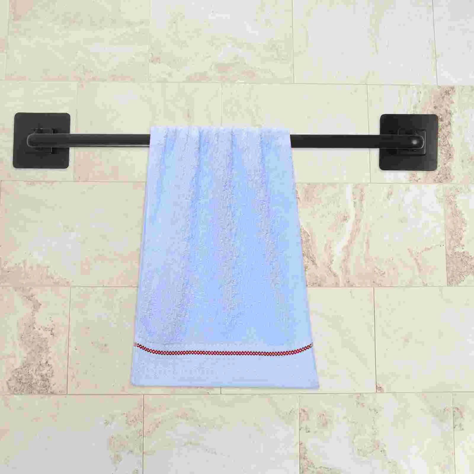 

Removable Towel Bar Tower Storage Holder Slipper Wall -mounted Rack for Home
