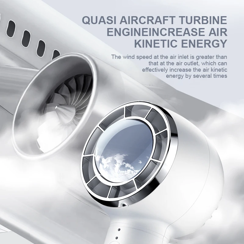 

Household Pocket Fan Large Wind Mini Accessories Tools Home Accessories Portable Turbo Fan Handheld Usb Charging Creative Silent