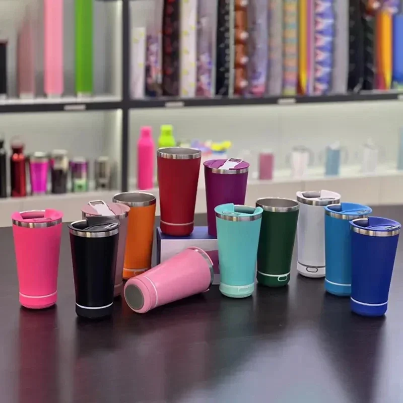 Пивная музыкальная чашка из нержавеющей стали с открывалкой для бутылок