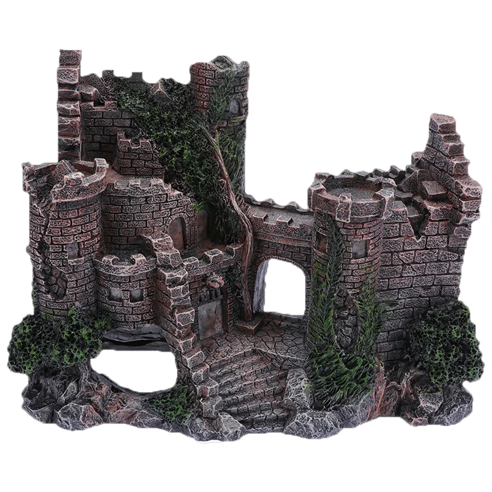 

Fish Tank Underwater Castle Ornament Exquisite Castle Ornament Underwater Castle Decor Underwater Decor