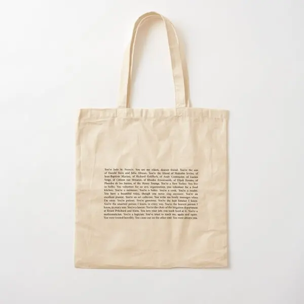 

You Re Jude St Francis Cotton Canvas Bag Foldable Designer Printed Fashion Unisex Grocery Ladies Travel Shopper Women